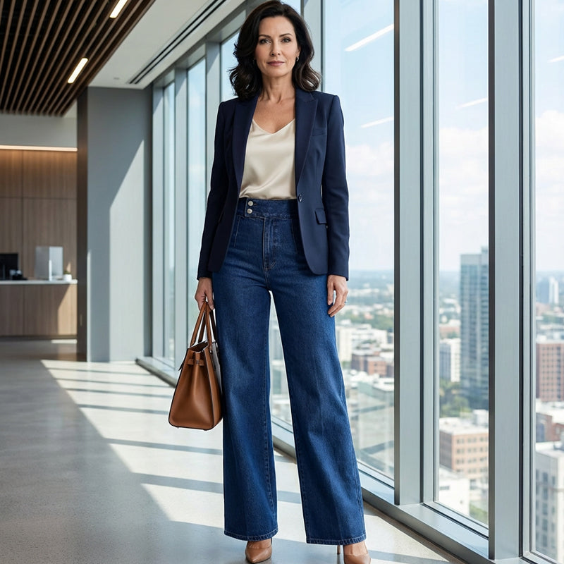 Charlotte | Sculpting Wide Leg Jeans