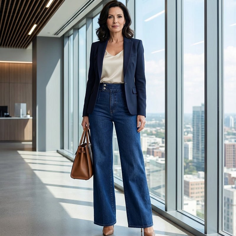 Charlotte Sculpting Wide-Leg Jeans
