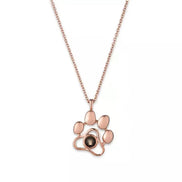 Custom Pet Photo Projection Necklace