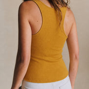 Ginger Solid Sleeveless Tank Top