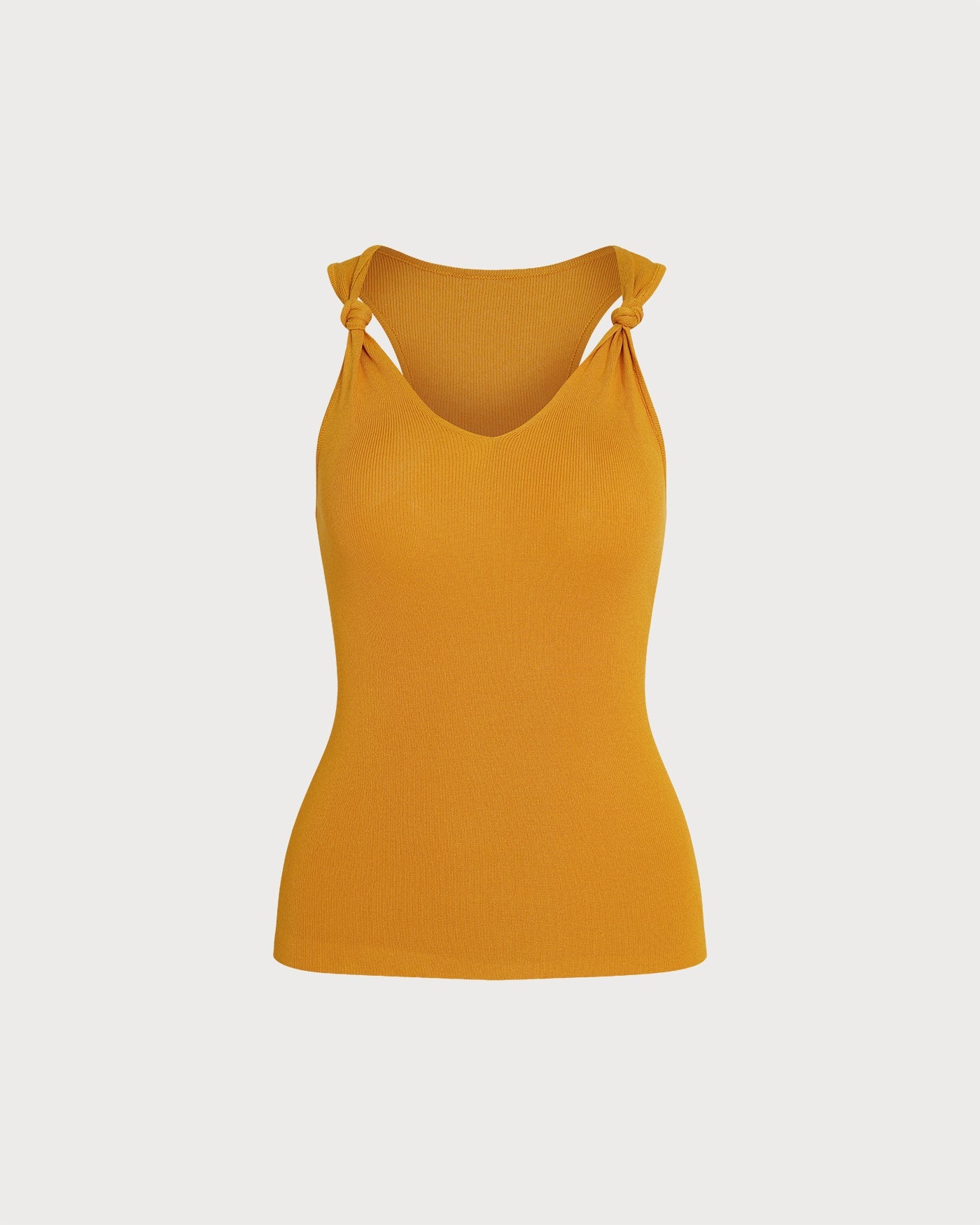 Ginger Solid Sleeveless Tank Top