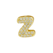 Birthstone Heart Initial Necklace